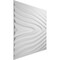 Ekena Millwork Kahuna EnduraWall Decorative 3D Wall Panel, White, 19 5/8"W x 19 5/8"H WP20X20KHWH - alternate 8